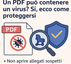 Un PDF può contenere un virus? Sì, ecco come proteggersi