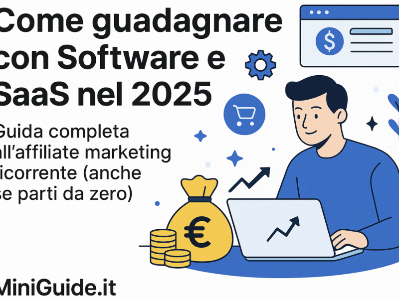 Come guadagnare con Software e SaaS nel 2025