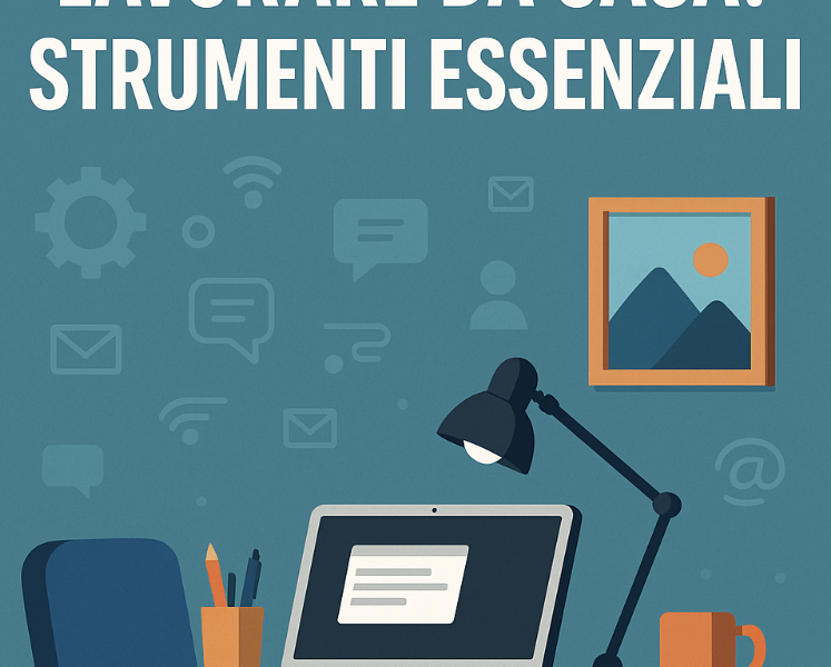 Lavorare da casa: MiniGuida agli strumenti essenziali per smart working e produttività