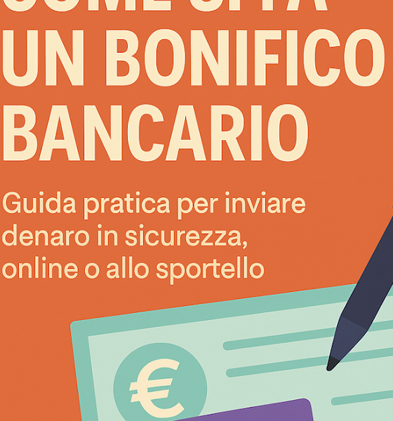 Come si fa un bonifico bancario: MiniGuida semplice per non sbagliare