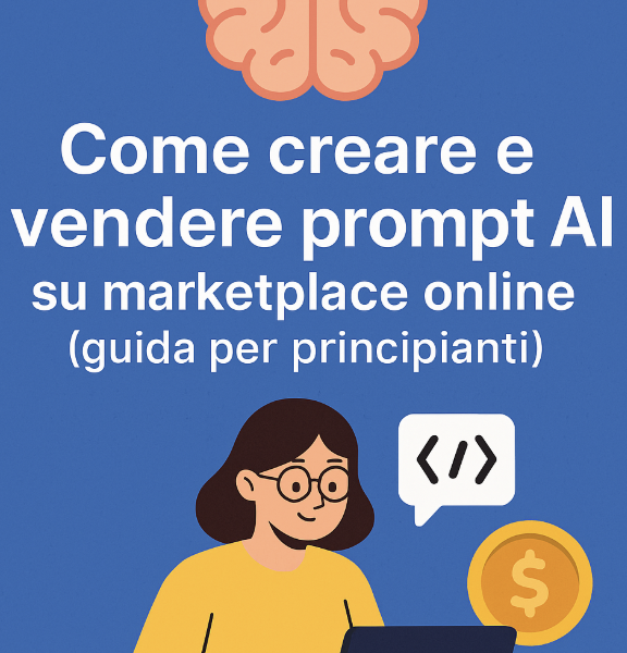 Vendere prompt AI online – MiniGuida 2025 per principianti