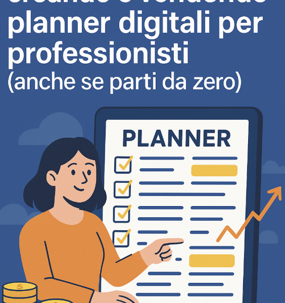 Come guadagnare creando e vendendo planner digitali per professionisti (anche se parti da zero)