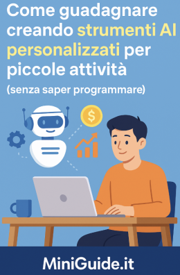 Come guadagnare creando strumenti AI personalizzati per piccole attività (senza saper programmare)