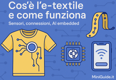 Cos'è l’e-textile e come funziona (sensori, connessioni, AI embedded)