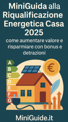 MiniGuida Riqualificazione Energetica Casa 2025: aumentare valore e risparmiare tasse