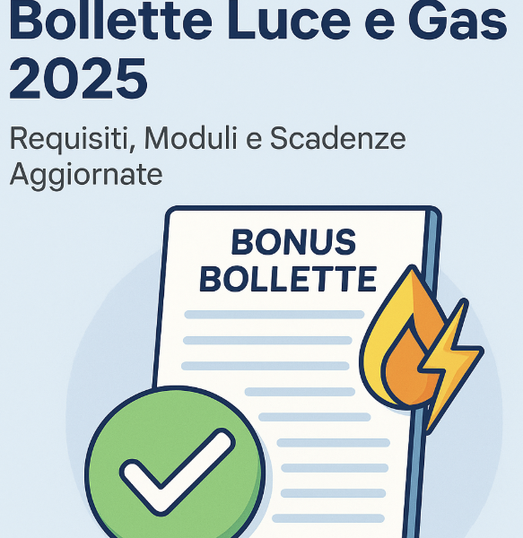 Come Richiedere e Ottenere il Bonus Bollette Luce e Gas 2025: Requisiti ISEE, Moduli e Scadenze Aggiornate
