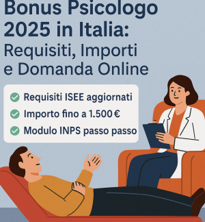 Come Ottenere il Bonus Psicologo 2025 in Italia: Requisiti, Importi e Domanda Online