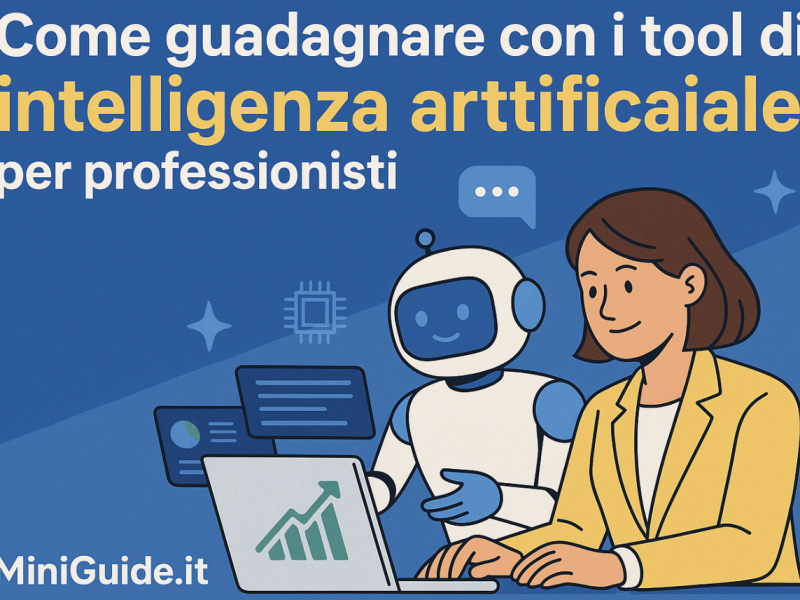 Guadagnare con l’intelligenza artificiale nel 2025 (senza saper programmare)