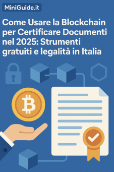 Come Usare la Blockchain per Certificare Documenti nel 2025: