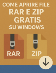Come aprire file RAR e ZIP gratis su Windows