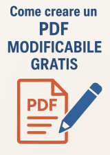 Come creare un PDF modificabile gratis