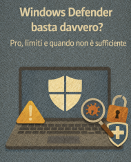 Windows Defender basta davvero? Pro, limiti e quando non è sufficiente
