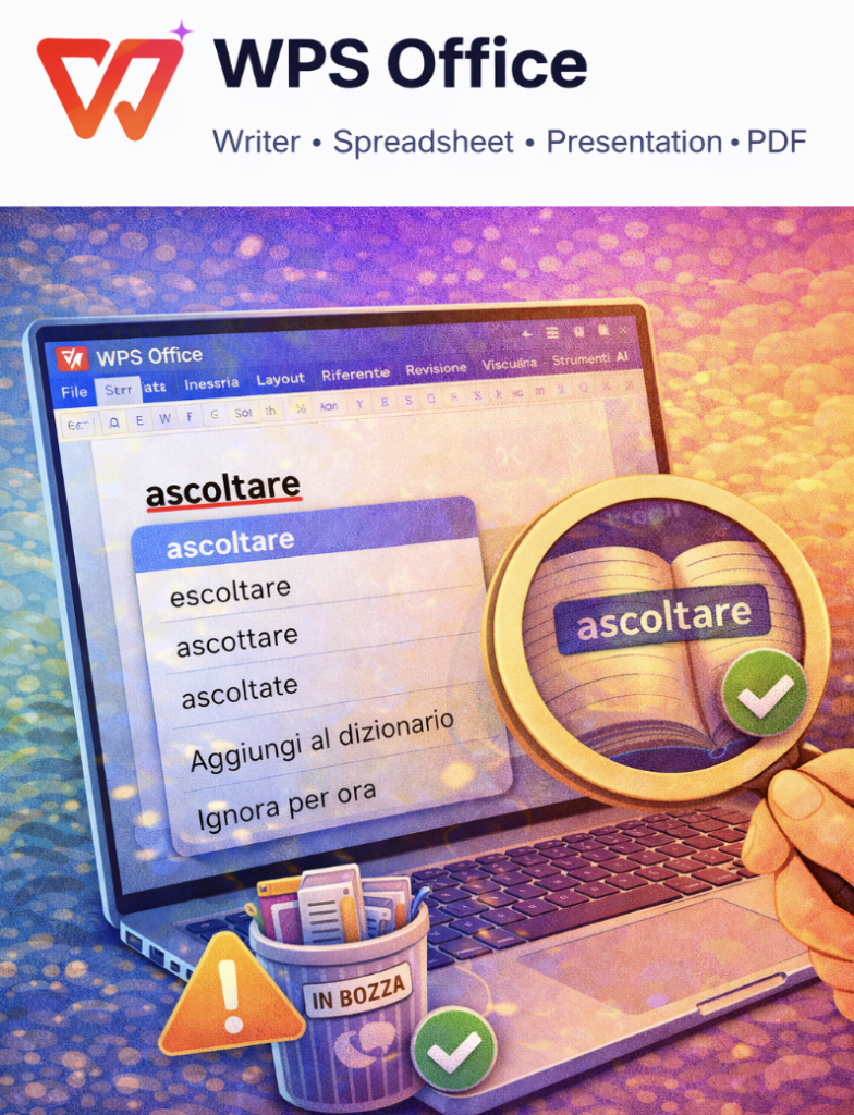 WPS correttore ortografico in italiano: Spell Check e dizionario (Windows/Mac/Android/iPhone) (2026)