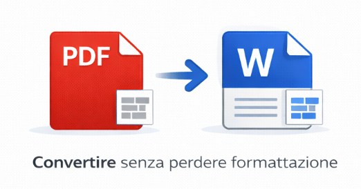 Metodo migliore (quasi sempre): conversione online ben fatta