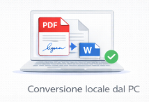 conversione locale dal PC