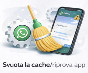 cache, permessi e batteria - Stato WhatsApp non si carica