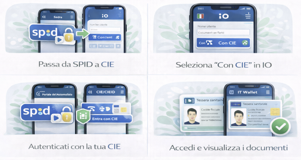 Passare da SPID a CIE per accedere a app IO: guida semplice (Android e iPhone) (2026)