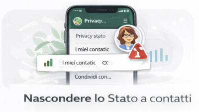 Nascondere lo Stato a uno o più contatti