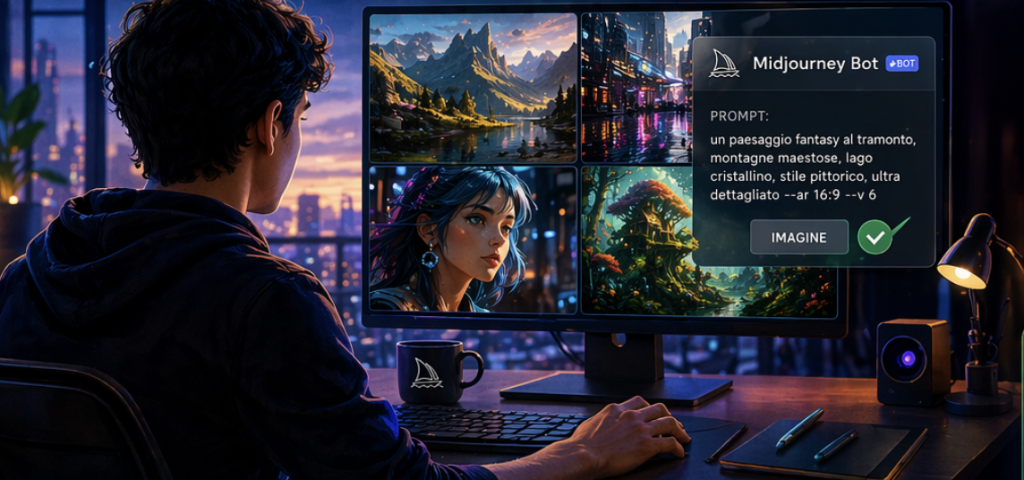 Midjourney in Italiano: Guida Pratica per Iniziare (2026)