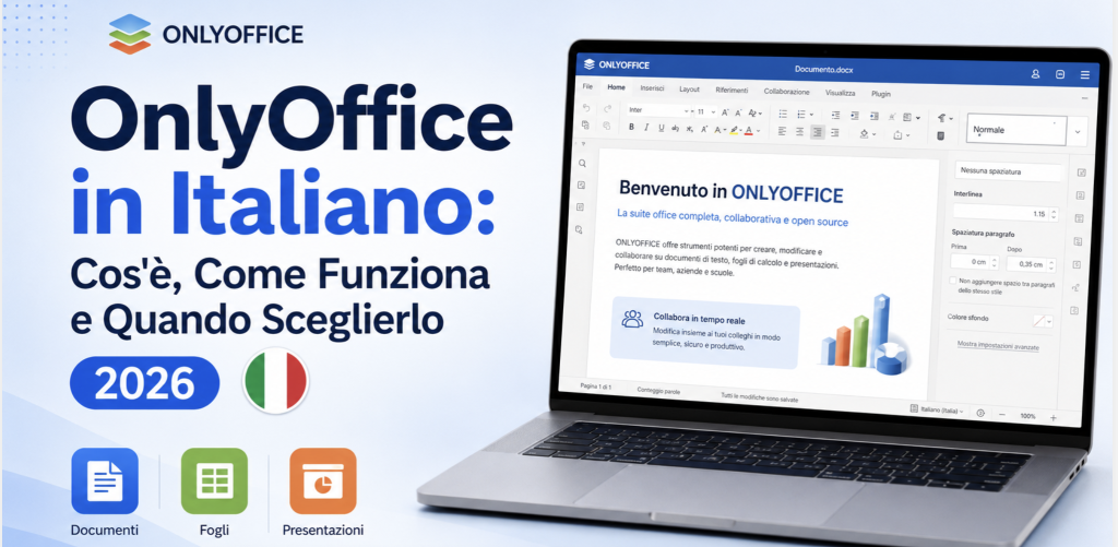 OnlyOffice in Italiano: Cos'è, Come Funziona e Quando Sceglierlo (2026)